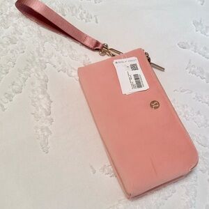 Lululemon Athletica Soft Pink Wristlet
